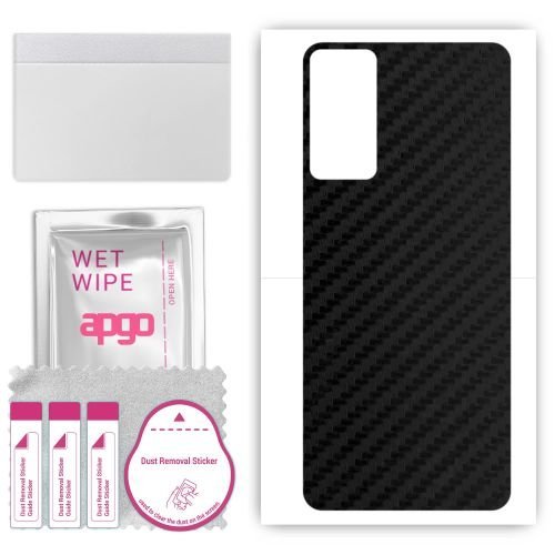 folia naklejka skórka strukturalna na TYŁ do TCL 40 X 5G - Carbon - apgo SKINS