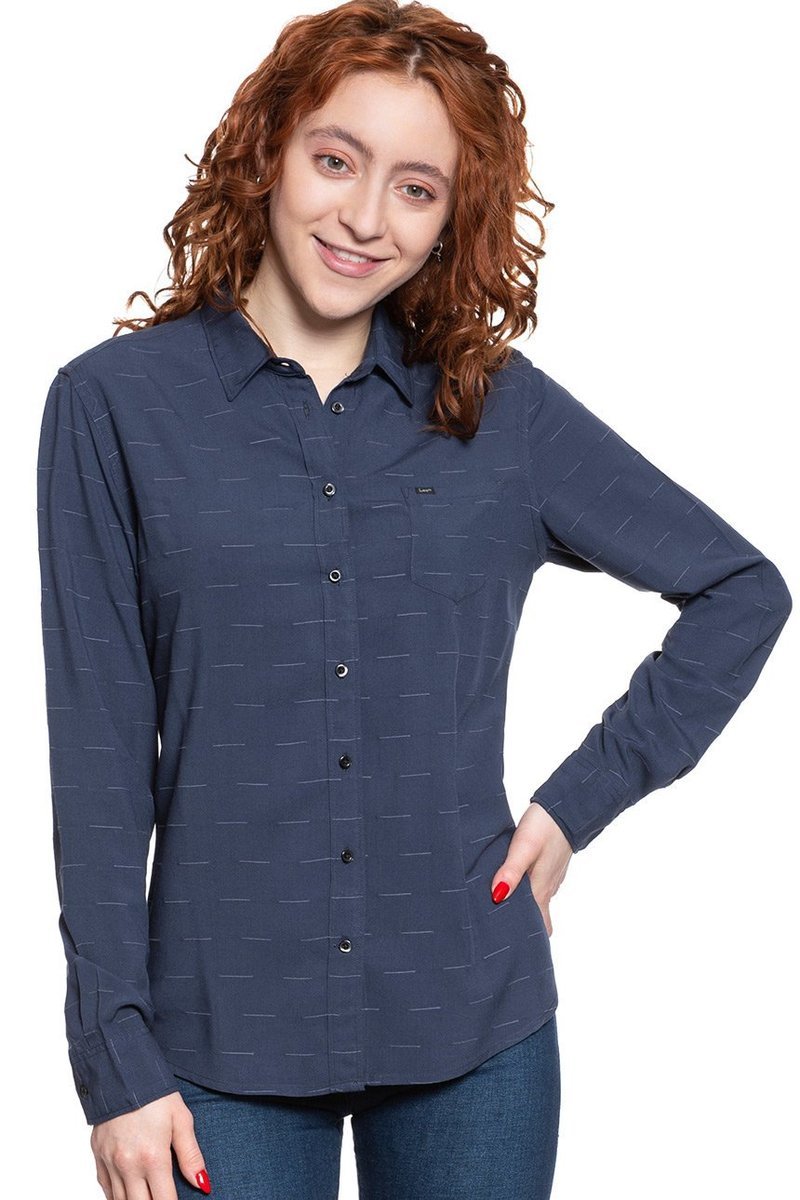 Koszula Damska Lee One Pocket Shirt Midnight Navy L46Bpoma-M