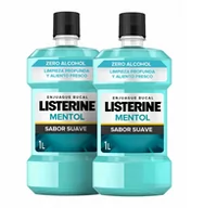 Płyny do płukania jamy ustnej - Płyn do plukania ust Listerine Zero 0 Enjuague Bucal Lote 2 X 1000 ml (3574661485188) - miniaturka - grafika 1