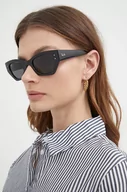 Okulary przeciwsłoneczne - Ray-Ban okulary przeciwsłoneczne damskie kolor czarny - miniaturka - grafika 1