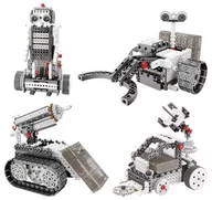 Klocki - Kids World World Zdalnie sterowane pojazdy z klocków LOGIS SPACE 4w1 RC  5961-P - miniaturka - grafika 1