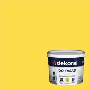Dekoral Farba Emulsyjna  Polinit Żółty Ciepły Pojemność 1 L - Farby olejne i specjalne - miniaturka - grafika 2