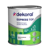 Emalie - Szybkoschnąca Dekoral Emalia akrylowa EXPRESS TOP Białe szaleństwo 0,9 l - miniaturka - grafika 1