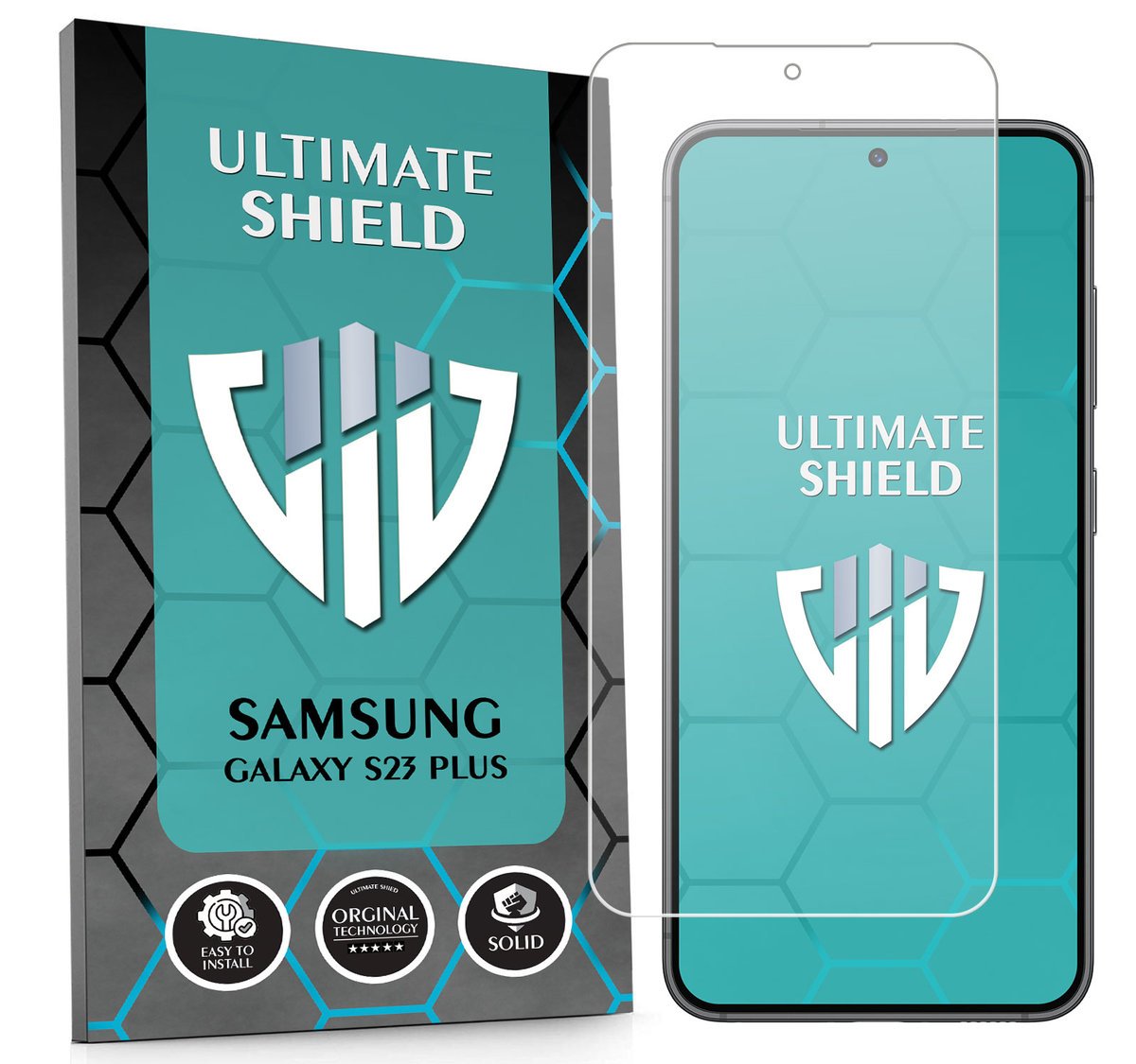 WZMOCNIONE SZKŁO OCHRONNE SZYBKA SZKIEŁKO DO SAMSUNG GALAXY S23 PLUS