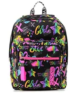 Plecaki - Seven New Fit Plecak, Podwójna przegroda, Szkoła i Podróże, kieszeń na drzwi, Dziewczyny i dziewczęta, Water Resistant, Fantasy Black, Taglia unica, szkoła & czas wolny - miniaturka - grafika 1