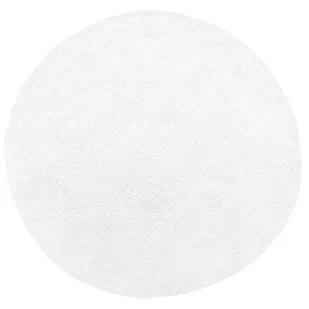 Beliani Dywan biały 140 cm DEMRE - Dywany - miniaturka - grafika 1