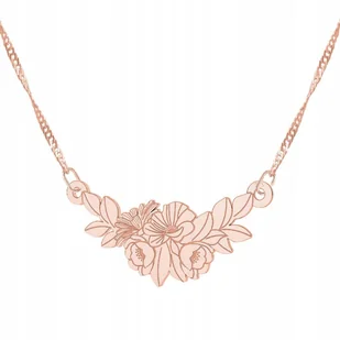 Naszyjnik Pozłacany z Bukietem Kwiatów Kwiaty Bukiet Kwiatki SREBRO 925 - Naszyjniki Naszyjnik Pozłacany z Bukietem Kwiatów Kwiaty Bukiet Kwiatki SREBRO 925 - Naszyjniki - miniaturka - grafika 1