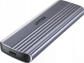 Obudowy i kieszenie na dyski twarde - Kieszeń Unitek Obudowa zewnętrzna na dysk SSD M.2 PCIe/NVMe USB TYP-C 10Gbps, aluminium S1241B01 - miniaturka - grafika 1