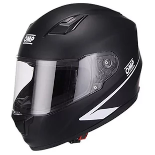 Omp Circuit Evo kask matowy czarny rozmiar XXL - Kaski motocyklowe - miniaturka - grafika 1