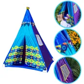 Namioty i tipi dla dzieci - DUŻY NAMIOT DLA DZIECI TEEPEE DLA DZIECI STABILNY - miniaturka - grafika 1