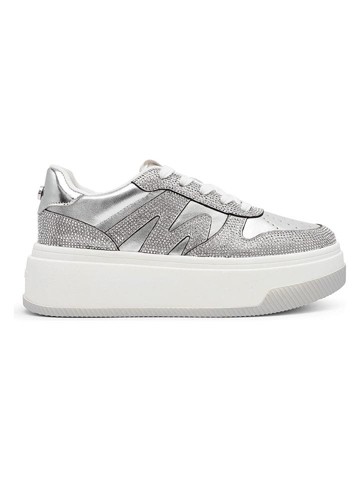 Steve Madden Sneakersy w kolorze srebrnym