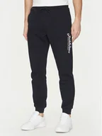 Spodnie sportowe męskie - Jack&Jones Spodnie dresowe Gordon 12268768 Granatowy Regular Fit - miniaturka - grafika 1