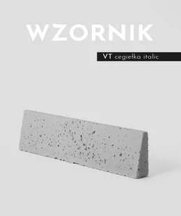 Wzornik VT - (italic) - cegiełka z betonu architektonicznego - Inne materiały budowlane - miniaturka - grafika 1