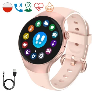 Rubicon Classic Różowy - Smartwatch - miniaturka - grafika 1