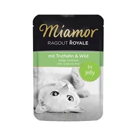 Mokra karma dla kotów - Miamor Ragout Royale smak indyk z dziczyzną w sosie saszetka 100g - miniaturka - grafika 1