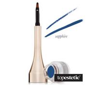 Eyelinery - Jane Iredale Mystikol Powdered Eyeliner / Highlighter Eyeliner w aplikatorze 1,75 g (kolor Sapphire) - miniaturka - grafika 1