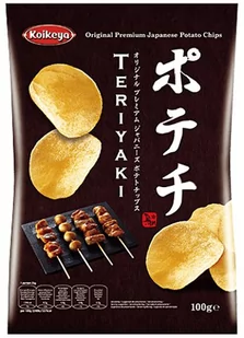 Koikeya Chipsy ziemniaczane Potechi Teriyaki 100g - Koikeya 2840-uniw - Kuchnie świata - miniaturka - grafika 1