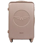 Walizki - WINGS Walizka Podróżna - lekka walizka z kółkami i uchwytem teleskopowym - miniaturka - grafika 1