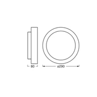 Lampy sufitowe - OSRAM Lampa sufitowa ORBIS MADRID, możliwość ściemniania, czarny, metal - miniaturka - grafika 1