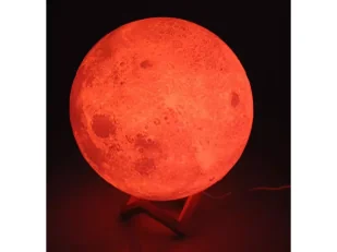 Lampka nocna księżyc kolorowa rgb usb akumulator - Lampy stojące - miniaturka - grafika 9