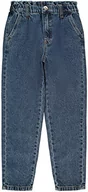 Spodnie i spodenki dla dziewczynek - NAME IT Jeansy dziewczęce, niebieski (Dark Blue Denim), 140 cm - miniaturka - grafika 1