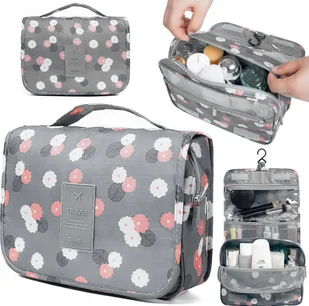 KOSMETYCZKA W KWIATY COSBAG-01 - Kosmetyczki, organizery i kuferki - miniaturka - grafika 1
