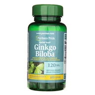 Układ nerwowy - Puritan's Pride Puritan's Pride Ginkgo Biloba (standaryzowana) 120 mg - 100 kapsułek - miniaturka - grafika 1
