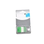 Gadżety  do biura - Zakładka + podajnik 25x43mm/50k. t. zielona - miniaturka - grafika 1