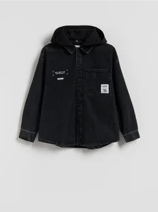 Reserved - Jeansowa koszula - czarny - Kurtki i płaszcze dla chłopców - miniaturka - grafika 1