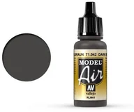 Akcesoria i części modelarskie - Vallejo Model Air Dark Brown RLM61 71.042 - miniaturka - grafika 1