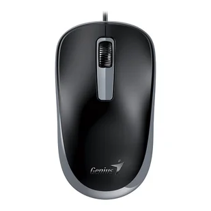 Mysz przewodowa, Genius DX-125S, czarno-szara, optyczna, 1200DPI - Myszki - miniaturka - grafika 1