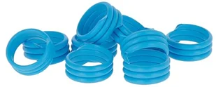Kerbl Hobbyfarming Pierścień spiralny 16 mm, niebieski tworzywo sztuczne, 100 sztuk - Akcesoria do hodowli zwierząt - miniaturka - grafika 1