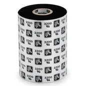 Taśmy do drukarek barwiące - Taśma termotransferowa Zebra 110mm x 74m 0,5" woskowo-żywiczna (03200GS11007) black - miniaturka - grafika 1