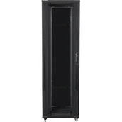 Szafy rack - Lanberg SZAFA STOJĄCA RACK 19" 47U 800X1000 (DRZWI SZKLANE, CZARNA, FLAT PACK) SZALAESTO0013 [9861370] - miniaturka - grafika 1