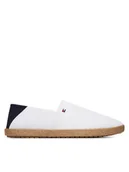 Espadryle męskie - Tommy Hilfiger Espadryle Core Hilfiger Espadrille Textile FM0FM05792 Biały - miniaturka - grafika 1