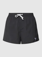 Kąpielówki męskie - Spodenki kąpielowe z wyhaftowanym logo model ‘Basic’ - miniaturka - grafika 1