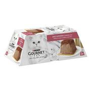 Mokra karma dla kotów - Purina Gourmet Revelations Mus z Łososiem w kaskadzie sosu 2x57g 49961-uniw - miniaturka - grafika 1