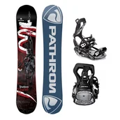 Deski snowboardowe - Deska Pathron Legend 2021 z wiązaniami Raven FT 360 Black - miniaturka - grafika 1