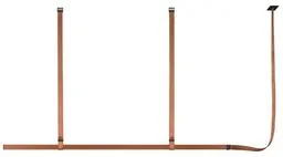 Flos - Belt Fabric Lampa Wisząca Copper Brown Flos - Lampy sufitowe - miniaturka - grafika 1