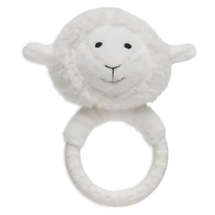Jollein gryzakiem silikonowym z grzechotką Owieczka LAMB FARM - Gryzaki dla dzieci - miniaturka - grafika 1