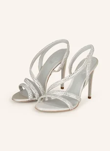 Rene Caovilla Sandały Na Obcasie Lisa silber - Sandały damskie - miniaturka - grafika 1