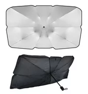 Akcesoria motoryzacyjne - PRZECIWSŁONECZNY PARASOL Na Przednią Szybę Auta Osłona Przeciwsłoneczna 130x75cm AG145B - miniaturka - grafika 1