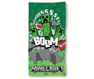Ręcznik kąpielowy plażowy MINECRAFT 70x140 - Okrycia kąpielowe dla dzieci - miniaturka - grafika 1