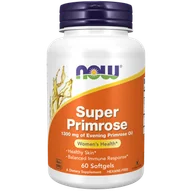 Suplementy naturalne - Now Foods Super Primrose 1300 mg - 60 kapsułek - miniaturka - grafika 1