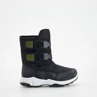 Buty dla chłopców - Reserved - Śniegowce z zapięciem na rzep - Czarny - grafika 1
