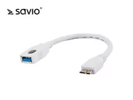 Kable komputerowe i do monitorów - Elmak SAVIO CL-87 Adapter USB OTG AF - micro USB 3.0 BM (KKS8KPBU0160 [4958779]) - miniaturka - grafika 1