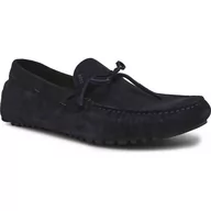 Mokasyny męskie - BOSS BLACK Skórzane mokasyny Driver_Mocc_sdbk - miniaturka - grafika 1