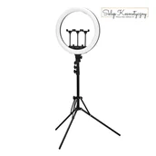 Lampy kosmetyczne - GLOW lampa pierścieniowa ring 18" RGB bsc ze statywem 45W - miniaturka - grafika 1