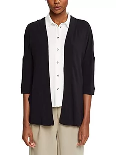 ESPRIT Collection Otwarty kardigan, 001/Black, XXS - Swetry damskie - miniaturka - grafika 1