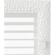 Akcesoria kominkowe - Kratki.pl Kratka 22/45 VENUS biała z żaluzją 22/45VBX - miniaturka - grafika 1